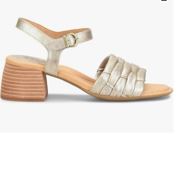 NEW BORN Shonie Leather Heeled Comfort Sandals  253 - Picture 3 of 5